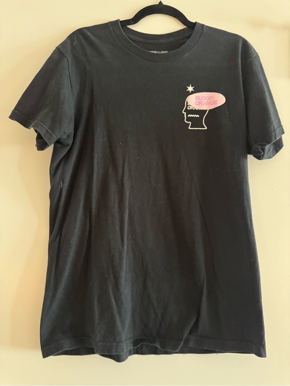 Brain Dead Black Short-Sleeve Tee 'Blood Orange' Black Lives Matter tee